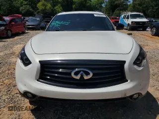 2015 Infiniti QX70 z VIN JN8CS1MW5FM481185, wystawiony jako Copart lot #52884555 z przebiegiem Nie podano mil oraz Szkoda całkowita • Salvage title. Historia ofert i sprzedaży dostępna na DreamBid. Obrazek 5.