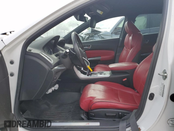 2019 Acura TLX w/A-Spec Pkg with VIN 19UUB1F62KA006023, listed as a Copart auction lot 48974335 with 65,111 mi miles and Salvage Title. Bid and sale history available at carsss.com. Image 7.