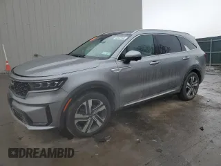 2023 Kia Sorento Hybrid SX Prestige with VIN KNDRMDLG5P5146709, listed as a Copart auction lot 46632945 with 20,159 mi miles and Salvage Title. Bid and sale history available at carsss.com. Image 1.