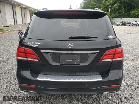 2018 Mercedes-Benz GLE 350 with VIN 4JGDA5JB2JB147613, listed as a Copart auction lot 58552385 with 93,788 mi miles and Salvage title. Bid and sale history available at DreamBid. Image 6.