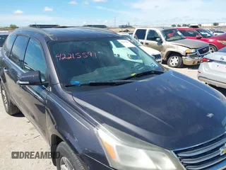 2015 Chevrolet Traverse LT with VIN 1GNKRHKDXFJ274152, listed as a IAAI auction lot 42215591 with 179,866 mi miles and . Bid and sale history available at DreamBid. Image 6.