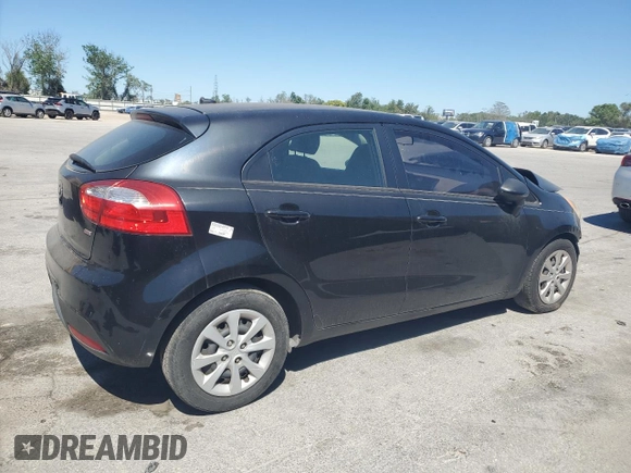 2015 Kia Rio LX with VIN KNADM5A35F6442173, listed as a Copart auction lot 49228405 with 129,856 mi miles and Non Repairable. Bid and sale history available at carsss.com. Image 3.