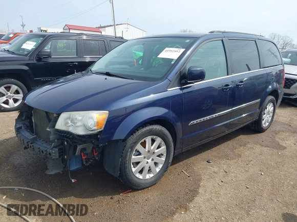 2012 Chrysler Town & Country Touring with VIN 2C4RC1BG9CR245887, listed as a IAAI auction lot 41912412 with 175,943 mi miles. Bid and sale history available at carsss.com. Image 2.