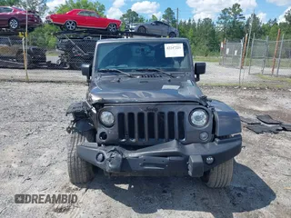 2017 Jeep Wrangler Unlimited Sahara with VIN 1C4BJWEG4HL605213, listed as a IAAI auction lot 42247221 with 104,542 mi miles and . Bid and sale history available at DreamBid. Image 17.