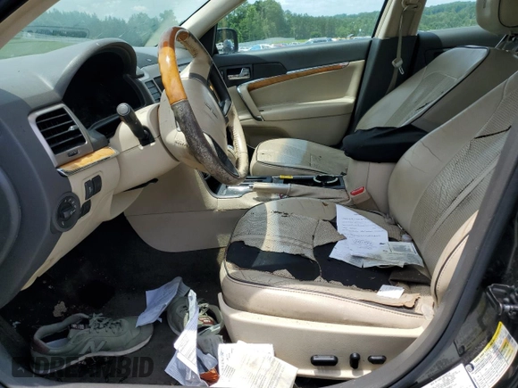 2012 Lincoln MKZ Hybrid with VIN 3LNDL2L37CR816973, listed as a Copart auction lot 60059135 with Not provided miles and Salvage title. Bid and sale history available at DreamBid. Image 7.