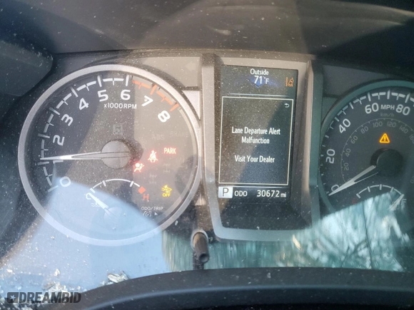2023 Toyota Tacoma 4WD SR with VIN 3TMCZ5AN5PM538629, listed as a Copart auction lot 41925845 with 30,672 mi miles and Salvage Title. Bid and sale history available at carsss.com. Image 9.