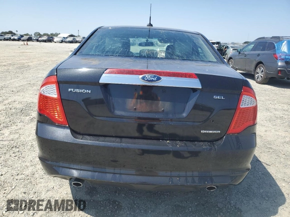 2012 Ford Fusion SEL with VIN 3FAHP0JG8CR250817, listed as a Copart auction lot 59789865 with 139,731 mi miles and Salvage title. Bid and sale history available at DreamBid. Image 6.