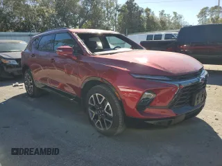 2023 Chevrolet Blazer RS with VIN 3GNKBKRS0PS234023, listed as a Copart auction lot 47880125 with 16,303 mi miles and Salvage title. Bid and sale history available at DreamBid. Image 4.