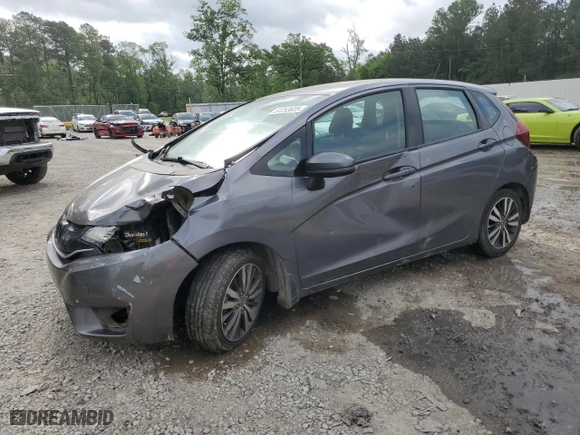 2015 Honda Fit EX-L with VIN 3HGGK5H89FM743649, listed as a Copart auction lot 51253605 with 262,964 mi miles and Salvage Title. Bid and sale history available at carsss.com. Image 1.