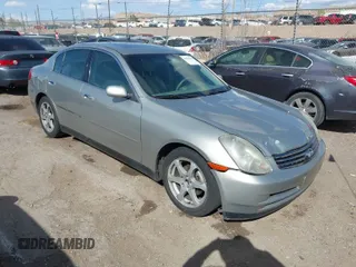 2003 Infiniti G35 with VIN JNKCV51E23M307414, listed as a IAAI auction lot 41954029 with 161,091 mi miles and . Bid and sale history available at DreamBid. Image 1.