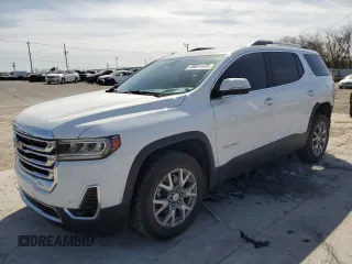 2021 GMC Acadia SLT z VIN 1GKKNUL41MZ165416, wystawiony jako Copart lot #49061435 z przebiegiem 63 646 mil mil oraz Szkody całkowita. Historia ofert i sprzedaży dostępna na DreamBid. Obrazek 1.