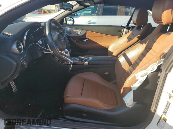 2018 Mercedes-Benz C 300 with VIN WDDWK4KB0JF622077, listed as a Copart auction lot 38075154 with 58,696 mi miles and Salvage title. Bid and sale history available at DreamBid. Image 7.