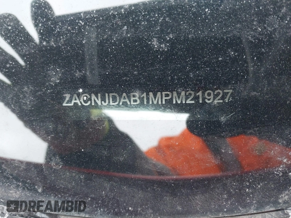 2021 Jeep Renegade Upland with VIN ZACNJDAB1MPM21927, listed as a IAAI auction lot 41636352 with 120,125 mi miles and . Bid and sale history available at DreamBid. Image 9.