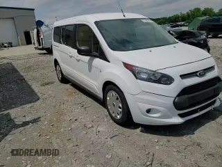 2015 Ford Transit Connect XLT with VIN NM0GE9F7XF1177695, listed as a Copart auction lot 57456015 with 84,497 mi miles and Salvage title. Bid and sale history available at DreamBid. Image 14.