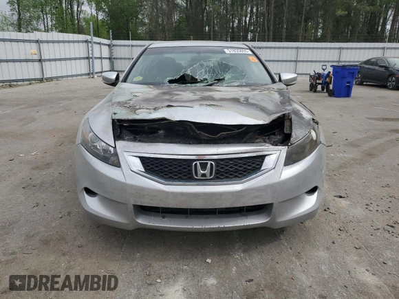 2009 Honda Accord LX-S with VIN 1HGCS123X9A025744, listed as a Copart auction lot 51855655 with Not Provided miles and Salvage Title. Bid and sale history available at DreamBid. Image 5.