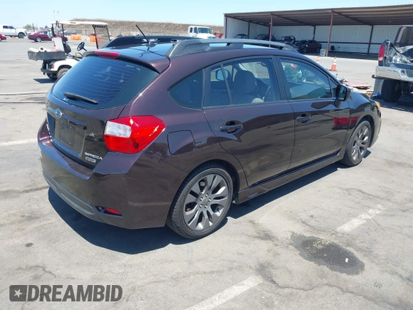 2013 Subaru Impreza Special Sports Premium with VIN JF1GPAL63D2895824, listed as a IAAI auction lot 42498670 with 189,944 mi miles and . Bid and sale history available at DreamBid. Image 4.