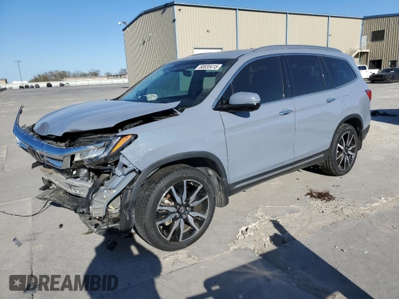 2022 Honda Pilot Elite z VIN 5FNYF6H0XNB060420, wystawiony jako Copart lot #50035415 z przebiegiem 37 288 mil mil oraz Szkoda całkowita • Salvage title. Historia ofert i sprzedaży dostępna na DreamBid. Obrazek 1.