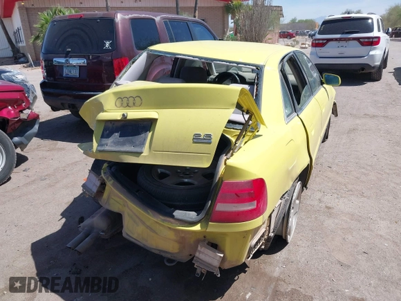 2001 Audi A4 with VIN WAUDH68D91A108484, listed as a IAAI auction lot 42293264 with 125,947 mi miles and . Bid and sale history available at DreamBid. Image 6.