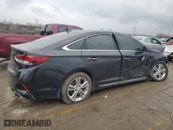 2018 Hyundai Sonata Sport Plus with VIN 5NPE34AF6JH677825, listed as a Copart auction lot 86072924 with Not Provided miles and Clean Title. Bid and sale history available at DreamBid. Image 3.