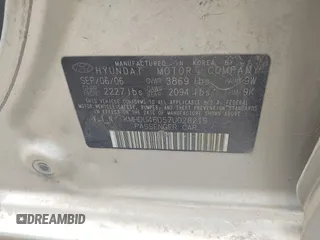 2007 Hyundai Elantra GLS with VIN KMHDU46D57U028219, listed as a IAAI auction lot 42573097 with 298,096 mi miles and . Bid and sale history available at DreamBid. Image 9.