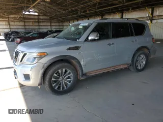 2018 Nissan Armada SL z VIN JN8AY2NC4JX500803, wystawiony jako Copart lot #57730135 z przebiegiem 112 182 mil mil oraz Czysty tytuł • Clean title. Historia ofert i sprzedaży dostępna na DreamBid. Obrazek 1.