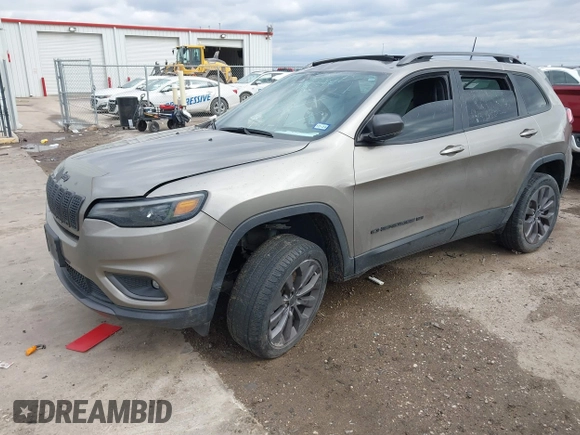 2021 Jeep Cherokee Latitude Lux with VIN 1C4PJLMX3MD203967, listed as a IAAI auction lot 41302373 with 54,110 mi miles. Bid and sale history available at carsss.com. Image 17.