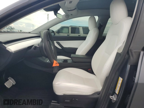 2022 Tesla Model Y Performance с VIN 7SAYGDEF0NF497582, выставлен на аукционе Copart как лот 65131685 с пробегом 50 948 миль миль и Чистый • Clean title. История ставок и продаж доступна на DreamBid. Изображение 7.