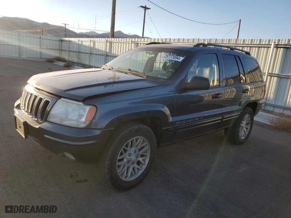 2003 Jeep Grand Cherokee Limited with VIN 1J4GW58N03C561385, listed as a Copart auction lot 75777094 with 169,705 mi miles and Salvage Title. Bid and sale history available at carsss.com. Image 1.