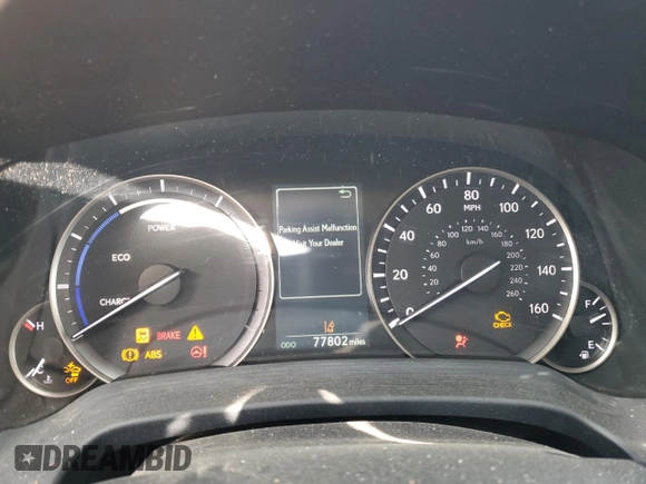 2021 Lexus RX with VIN 2T2JGMDA4MC071347, listed as a Copart auction lot 48151965 with 77,802 mi miles and Salvage Title. Bid and sale history available at carsss.com. Image 9.