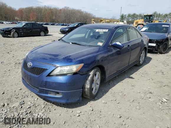 2007 Toyota Camry CE with VIN 4T1BE46K77U015622, listed as a Copart auction lot 52516715 with 106,131 mi miles and Salvage Title. Bid and sale history available at carsss.com. Image 1.