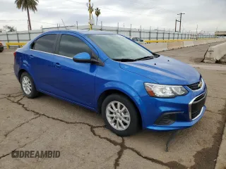 2019 Chevrolet Sonic LT with VIN 1G1JD5SB3K4148717, listed as a Copart auction lot 50434625 with 60,317 mi miles and Clean title. Bid and sale history available at DreamBid. Image 1.