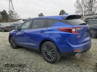 2023 Acura RDX w/A-Spec Advance Package with VIN 5J8TC2H87PL007127, listed as a Copart auction lot 88070035 with 24,296 mi miles and Salvage Title. Bid and sale history available at carsss.com. Image 2.