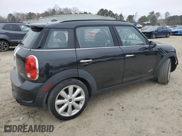 2011 MINI Countryman S with VIN WMWZC5C57BWL53271, listed as a Copart auction lot 48595315 with 107,716 mi miles and Clean Title. Bid and sale history available at DreamBid. Image 3.