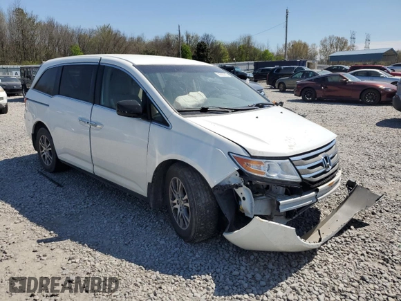 2012 Honda Odyssey EX with VIN 5FNRL5H48CB062612, listed as a Copart auction lot 50503215 with 165,384 mi miles and Salvage Title. Bid and sale history available at carsss.com. Image 4.