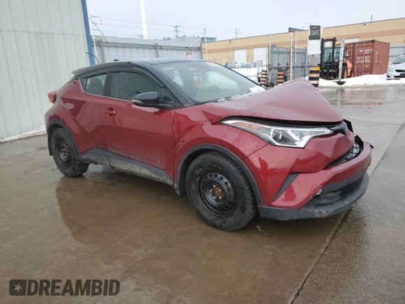2019 Toyota C-HR XLE with VIN NMTKHMBX5KR067467, listed as a Copart auction lot 42779135 with 158,809 mi miles and Salvage Title. Bid and sale history available at DreamBid. Image 4.