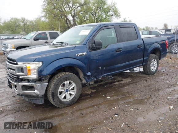 2018 Ford F-150 XL with VIN 1FTEW1E57JFD02530, listed as a IAAI auction lot 42152385 with 81,230 mi miles and . Bid and sale history available at DreamBid. Image 2.