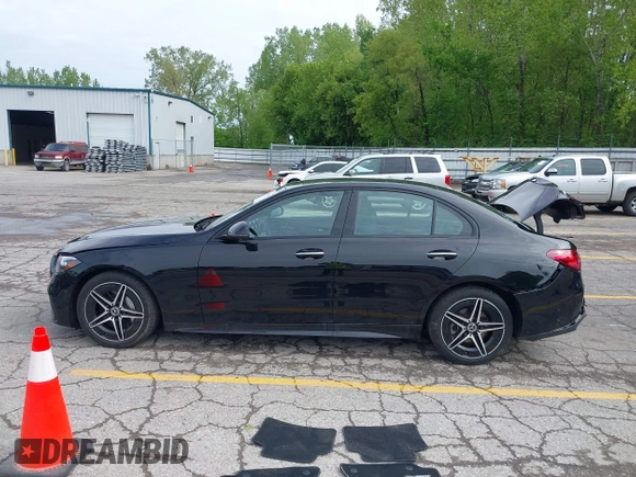 2024 Mercedes-Benz C 300 with VIN W1KAF4HB3RR212857, listed as a IAAI auction lot 42319945 with 5,652 mi miles and . Bid and sale history available at DreamBid. Image 14.