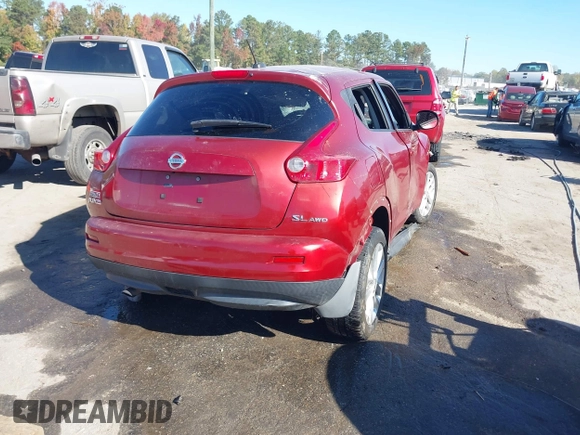 2011 Nissan Juke SL with VIN JN8AF5MV9BT009677, listed as a IAAI auction lot 40600306 with 159,818 mi miles. Bid and sale history available at carsss.com. Image 4.