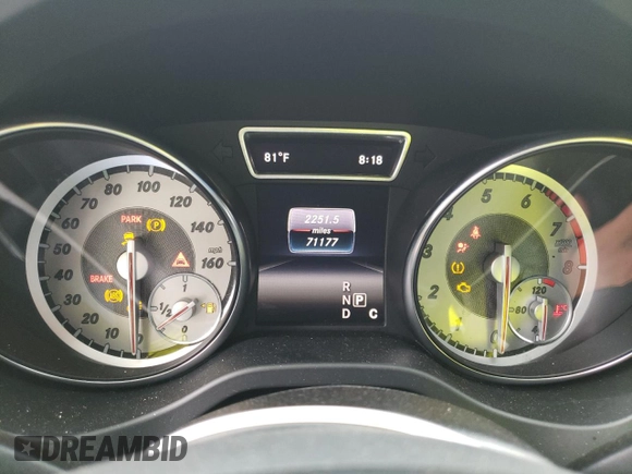 2016 Mercedes-Benz CLA with VIN WDDSJ4GB1GN328440, listed as a Copart auction lot 49726583 with 71,177 mi miles. Bid and sale history available at carsss.com. Image 9.