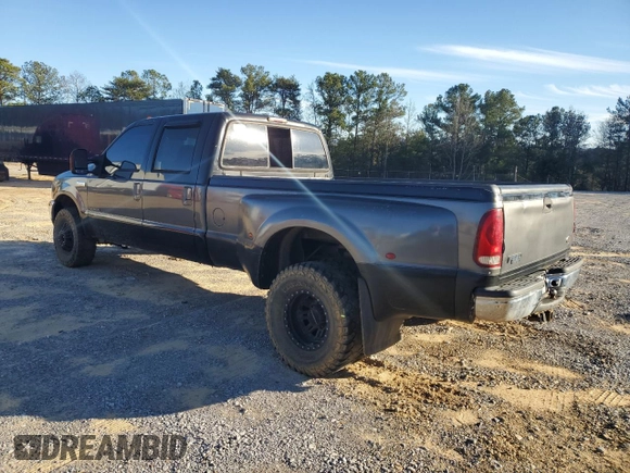 2002 Ford F-350 XL z VIN 1FTWW33F22EC09806, wystawiony jako Copart lot #87634095 z przebiegiem Nie podano mil oraz Czysty tytuł • Clean title. Historia ofert i sprzedaży dostępna na DreamBid. Obrazek 2.