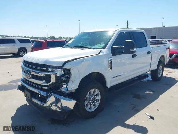 2022 Ford Super Duty F-250 SRW XL with VIN 1FT7W2BTXNEG36466, listed as a IAAI auction lot 41969847 with 51,480 mi miles. Bid and sale history available at carsss.com. Image 17.