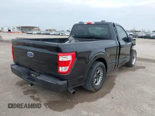 2023 Ford F-150 XL with VIN 1FTMF1C56PKF82536, listed as a IAAI auction lot 41453141 with 2,487 mi miles and . Bid and sale history available at carsss.com. Image 4.