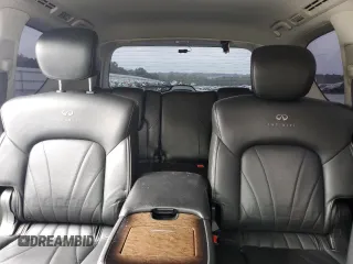 2012 Infiniti QX56 7-passenger with VIN JN8AZ2NFXC9517801, listed as a Copart auction lot 72724824 with 131,185 mi miles and Salvage Title. Bid and sale history available at carsss.com. Image 10.