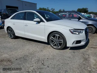 2018 Audi A3 Sedan Premium with VIN WAUAUGFF8J1068990, listed as a Copart auction lot 63114803 with 82,646 mi miles. Bid and sale history available at carsss.com. Image 4.