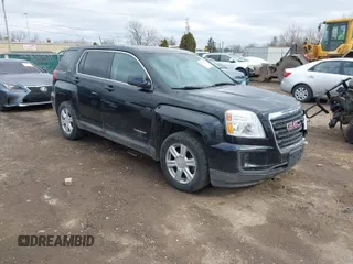 2016 GMC Terrain SLE with VIN 2GKALMEKXG6341697, listed as a IAAI auction lot 41729541 with 128,822 mi miles. Bid and sale history available at carsss.com. Image 1.