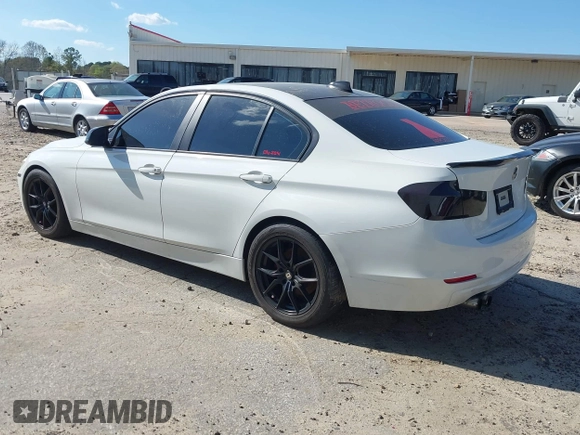 2013 BMW 3 Series 328i with VIN WBA3C1G59DNR47510, listed as a IAAI auction lot 41864290 with 160,585 mi miles. Bid and sale history available at carsss.com. Image 3.
