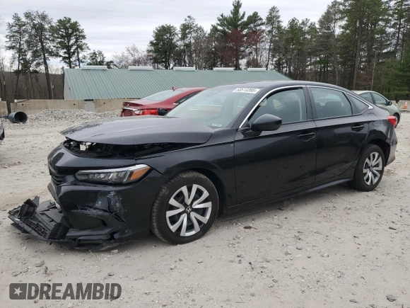 2022 Honda Civic LX z VIN 2HGFE2F24NH544392, wystawiony jako Copart lot #53513395 z przebiegiem Nie podano mil oraz Szkoda całkowita • Salvage title. Historia ofert i sprzedaży dostępna na DreamBid. Obrazek 1.