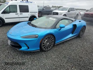 2020 McLaren GT with VIN SBM22GCA6LW000609, listed as a Copart auction lot 81323804 with Not Provided miles and Non Repairable. Bid and sale history available at carsss.com. Image 1.