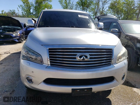 2011 Infiniti QX56 7-passenger with VIN JN8AZ2NEXB9002920, listed as a Copart auction lot 50844654 with 189,495 mi miles and Salvage Title. Bid and sale history available at carsss.com. Image 5.