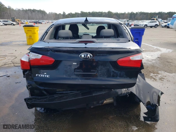 2016 Kia Forte LX with VIN KNAFK4A69G5531397, listed as a Copart auction lot 42846245 with 0 mi miles and Salvage Title. Bid and sale history available at carsss.com. Image 6.